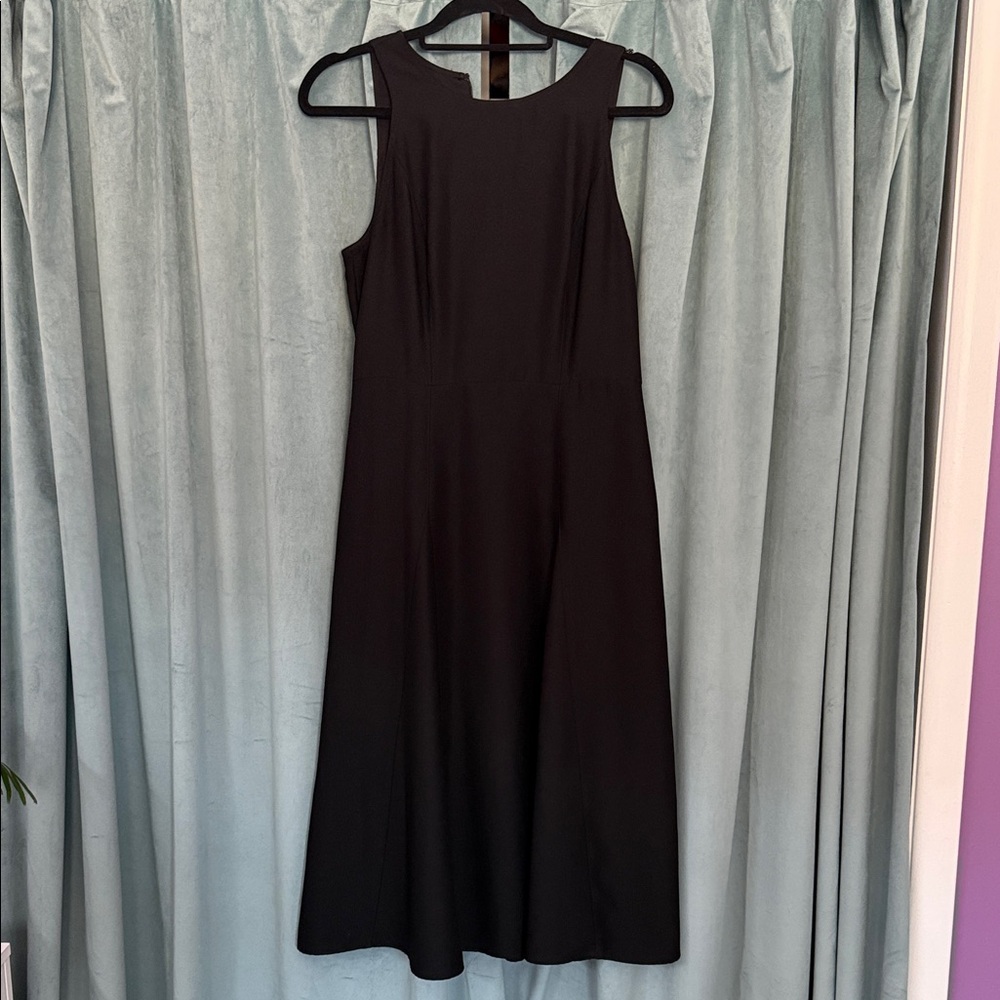 Banana Republic Classic Black Midi Dress